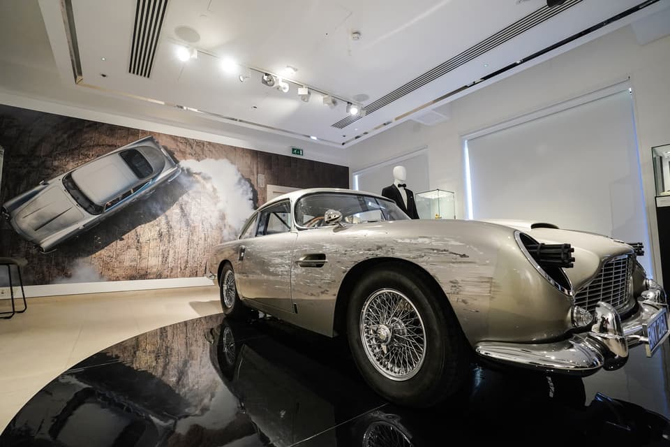 The brand is famous as James Bond’s preferred car (Ian West/PA)