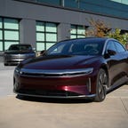 Lucid Air Touring at Lucid Motors' California HQ