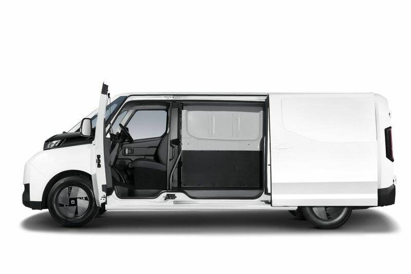 SuperVan electric van with features