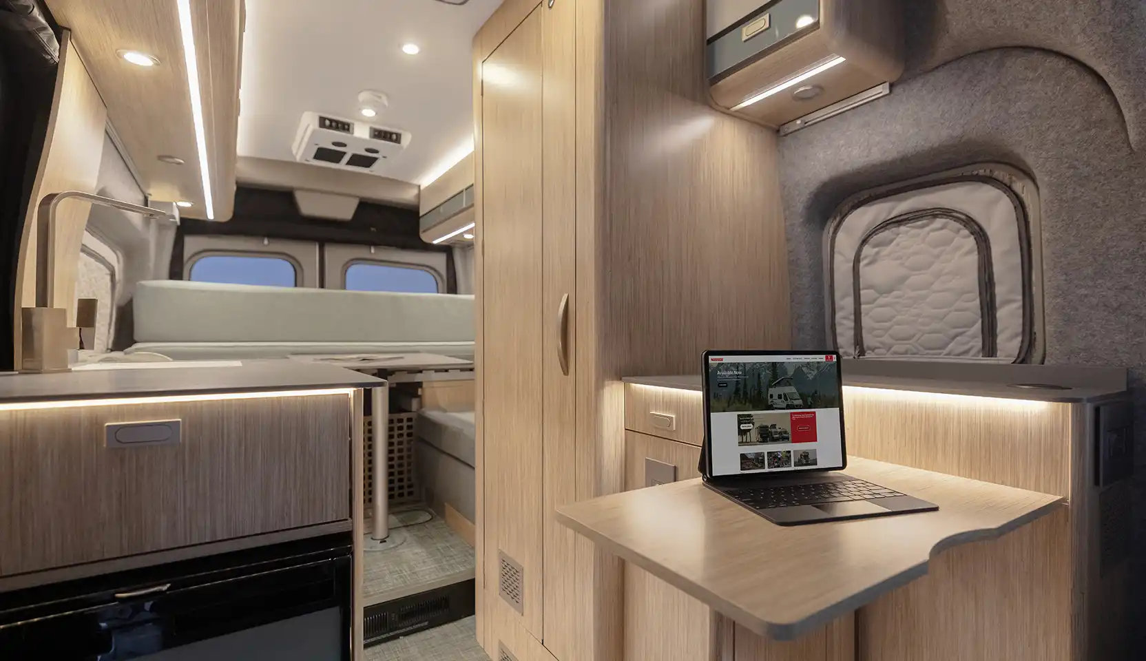 Interior of the Winnebago eRV2 Concept